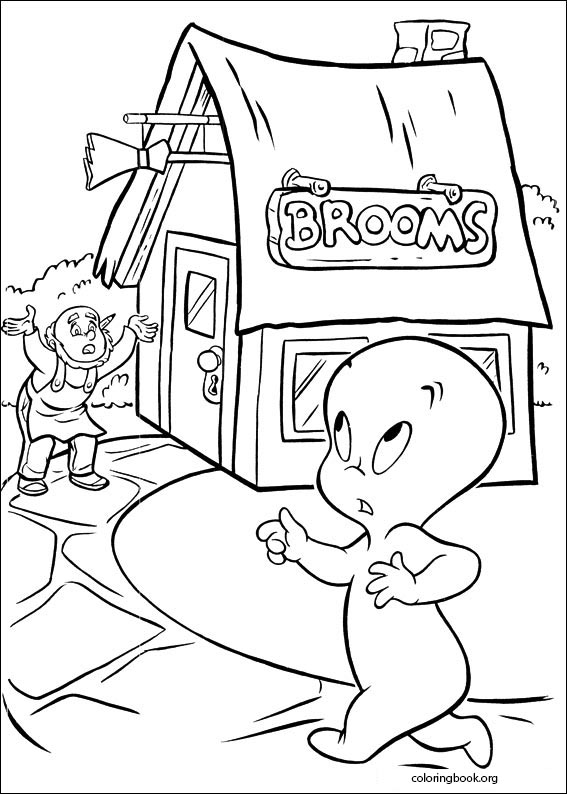 Casper coloring page (007)