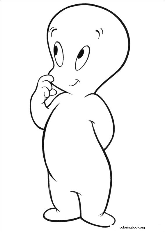 Casper coloring page (009)