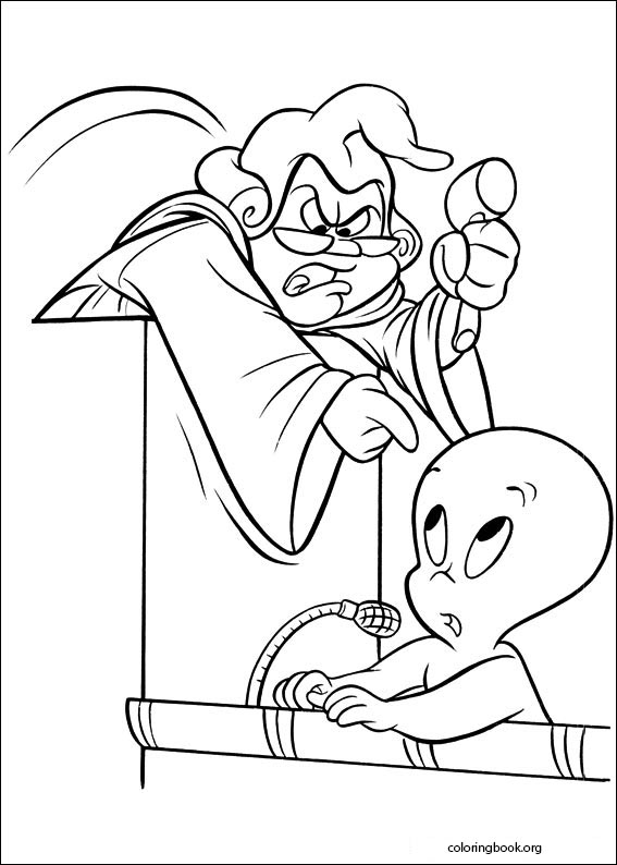 Casper coloring page (016)