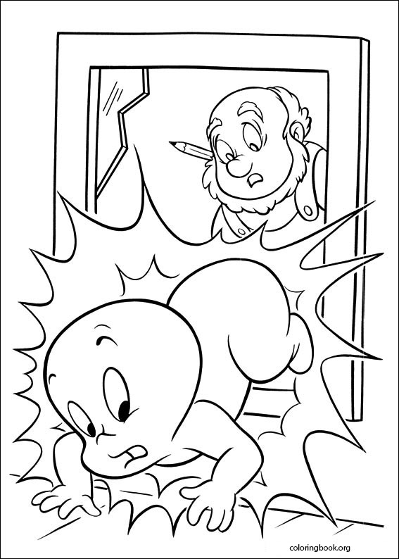 Casper coloring page (017)