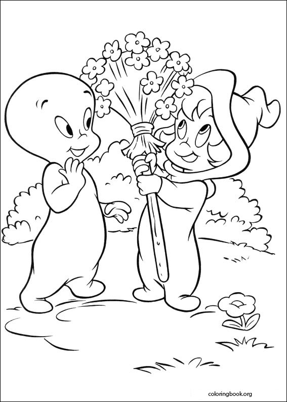 Casper coloring page (020)