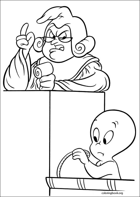 Casper coloring page (022)