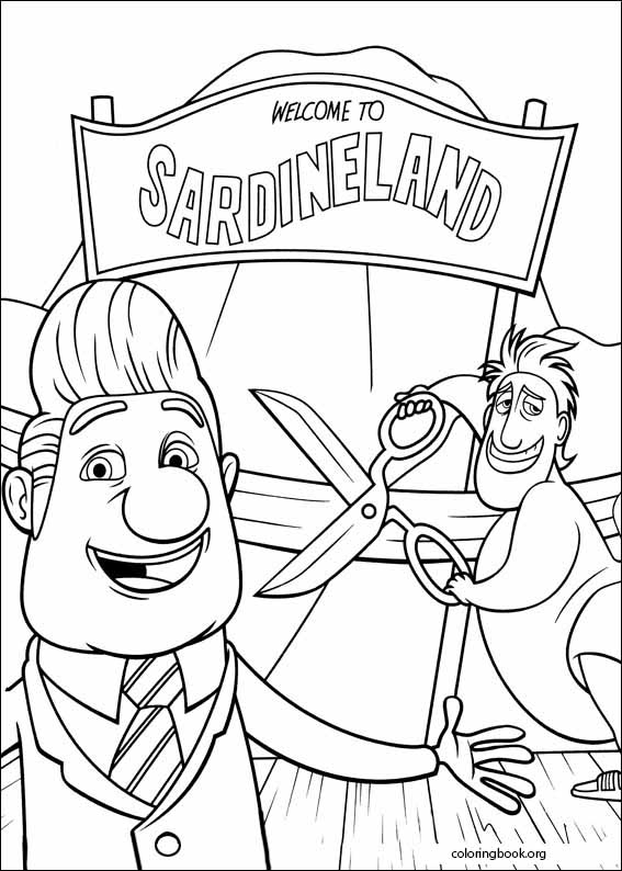 Cloudy With A Chance Of Meatballs coloring page (004)