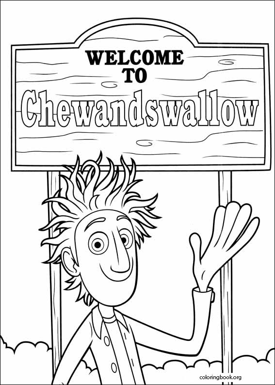 Cloudy With A Chance Of Meatballs coloring page (010)