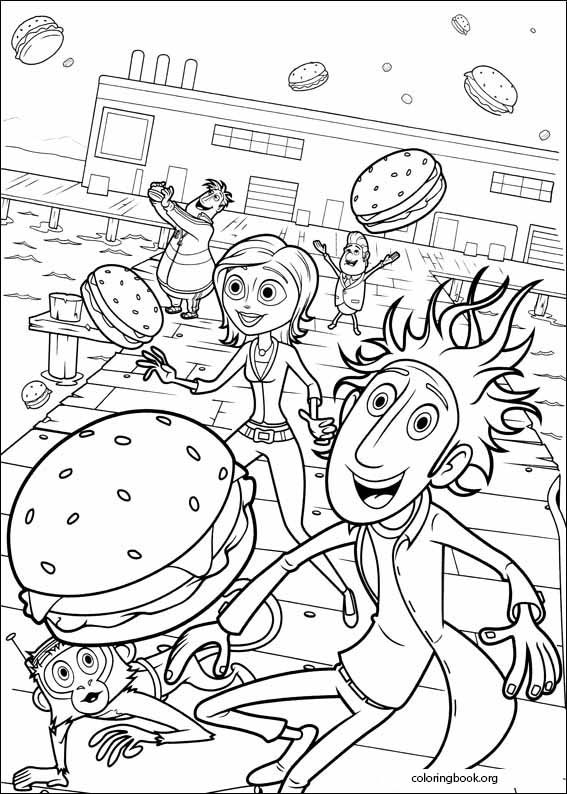 Cloudy With A Chance Of Meatballs coloring page (025)