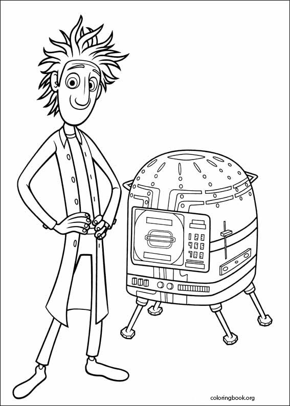 Cloudy With A Chance Of Meatballs coloring page (026)