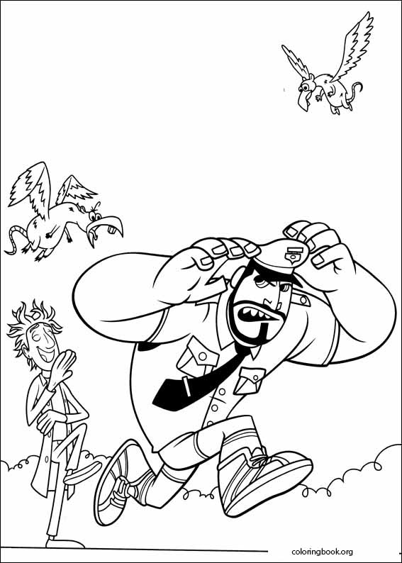 Cloudy With A Chance Of Meatballs coloring page (030)