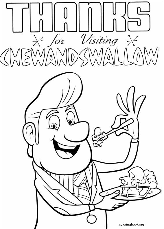 Cloudy With A Chance Of Meatballs coloring page (031)
