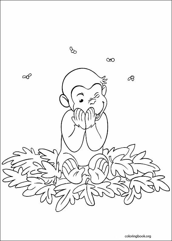 Curious George coloring page (004)