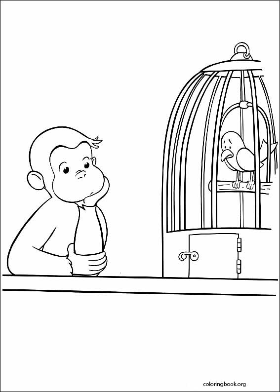 Curious George coloring page (005)