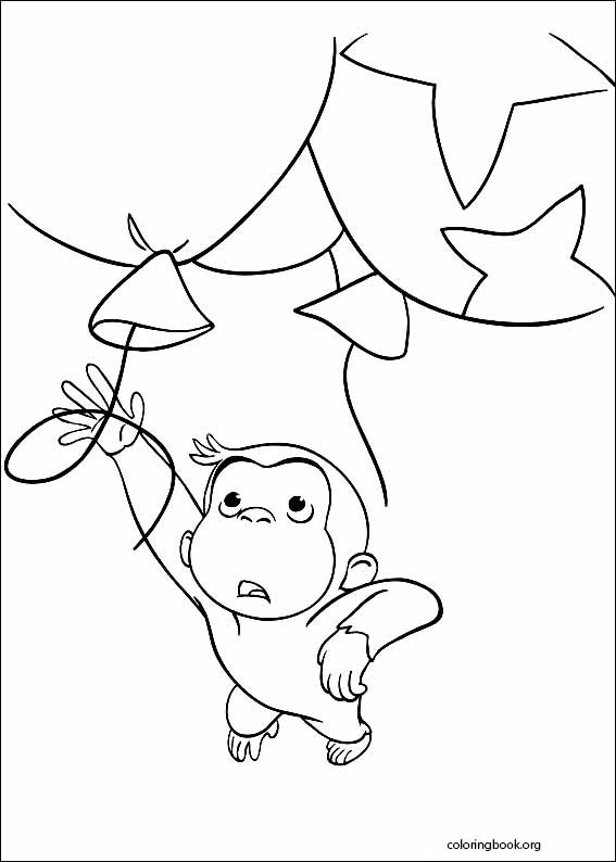 Curious George coloring page (006)
