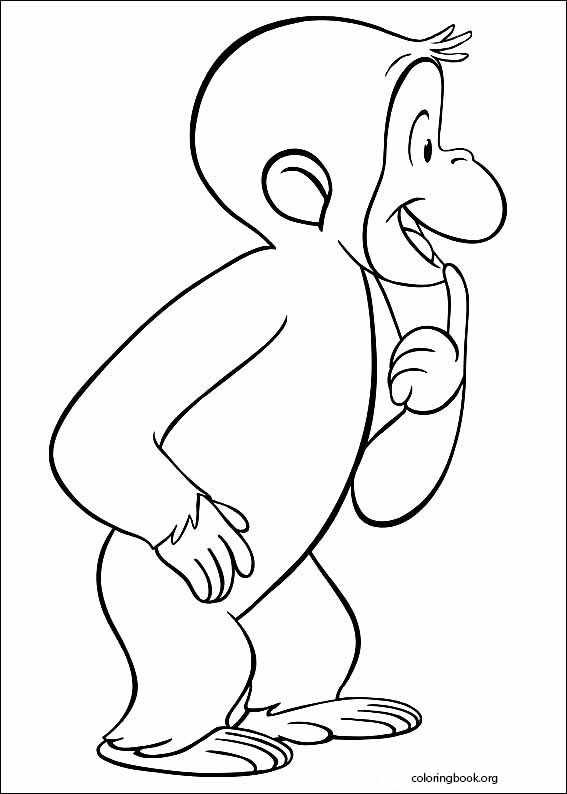 Curious George coloring page (007)