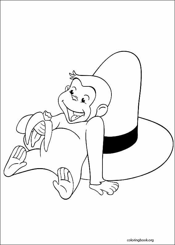 Curious George coloring page (008)