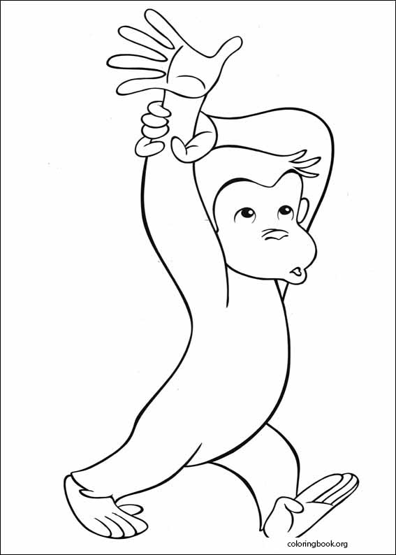 Curious George coloring page (011)