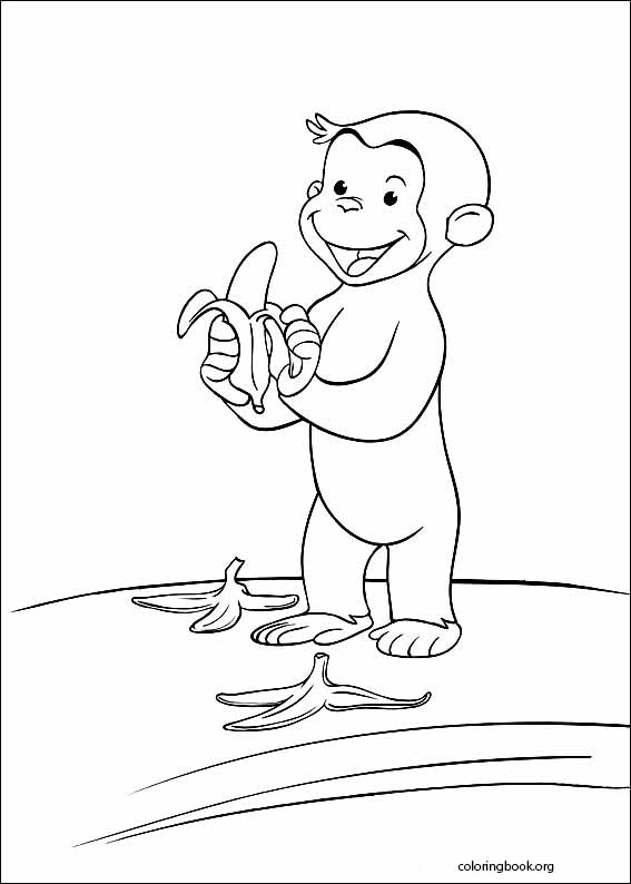 Curious George coloring page (012)