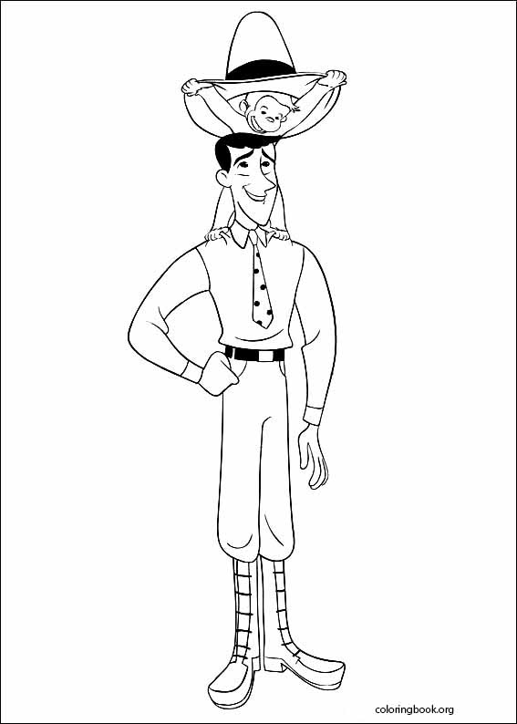 Curious George coloring page (013)
