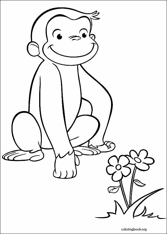 Curious George coloring page (020)