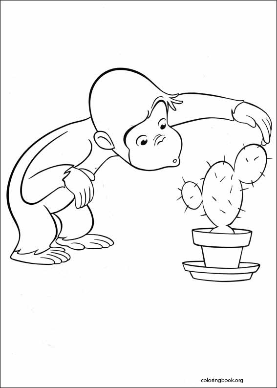 Curious George coloring page (021)