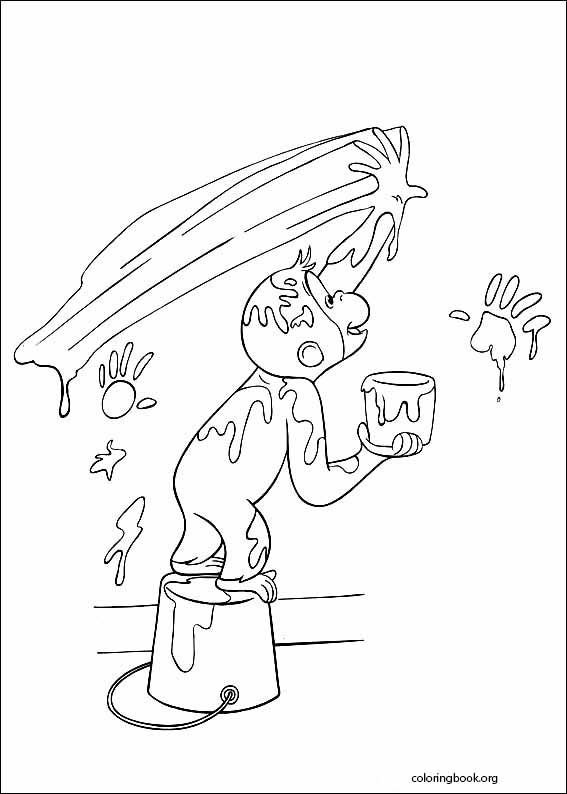 Curious George coloring page (026)