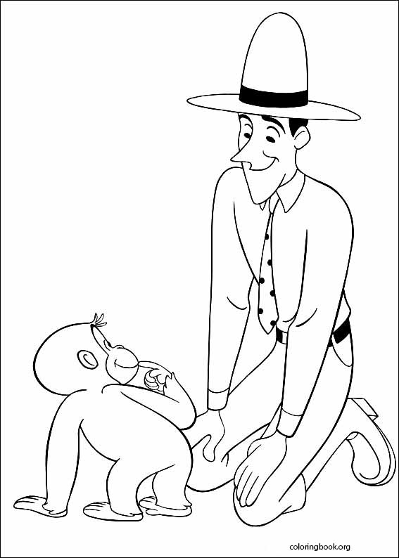 Curious George coloring page (030)