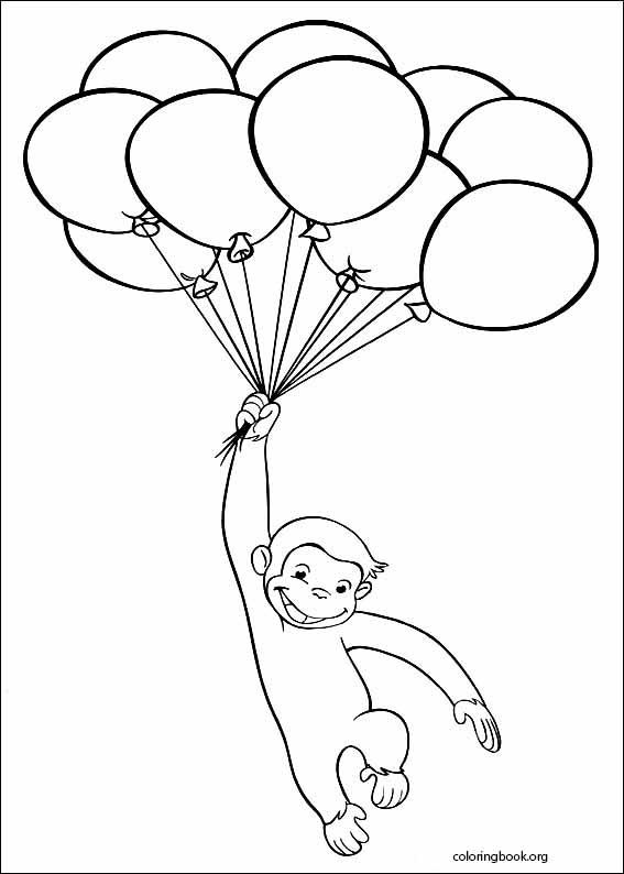 Curious George coloring page (031)