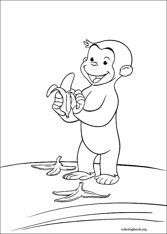 Curious George coloring page (041)