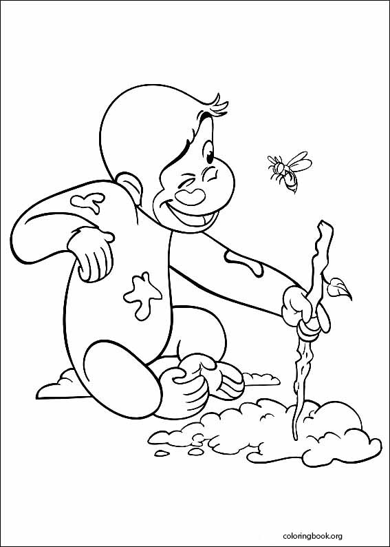 Curious George coloring page (042)