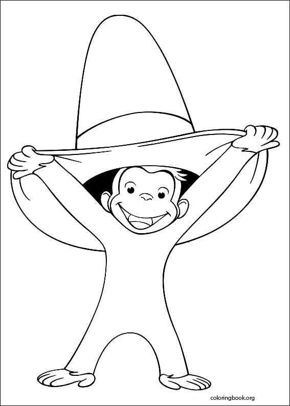 Curious George coloring page (045)