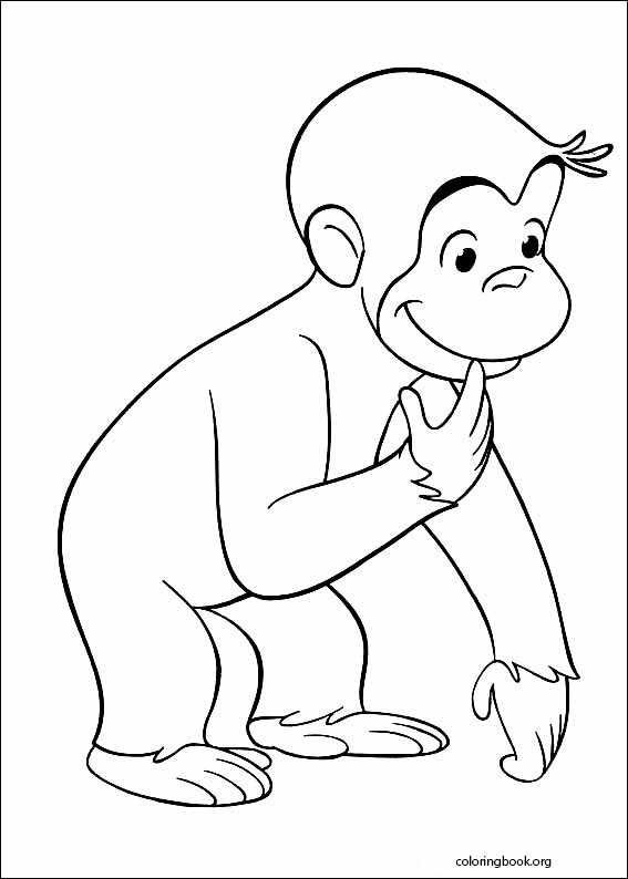 Curious George coloring page (046)
