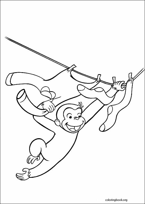 Curious George coloring page (048)