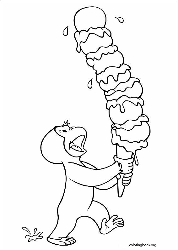Curious George coloring page (051)