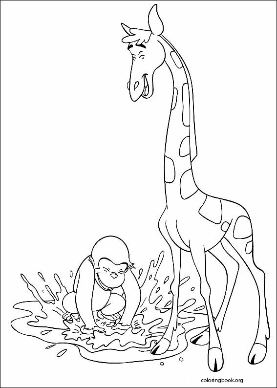 Curious George coloring page (055)