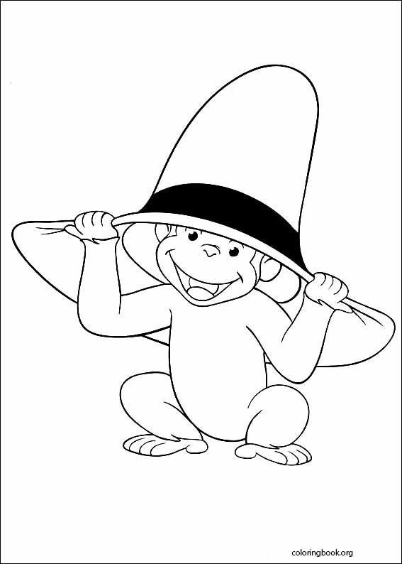 Curious George coloring page (059)