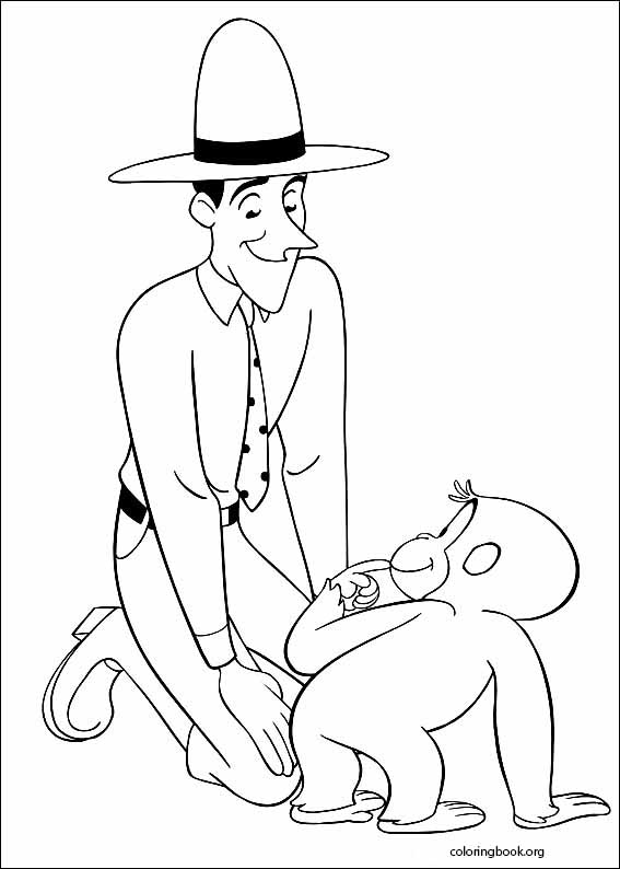 Curious George coloring page (062)