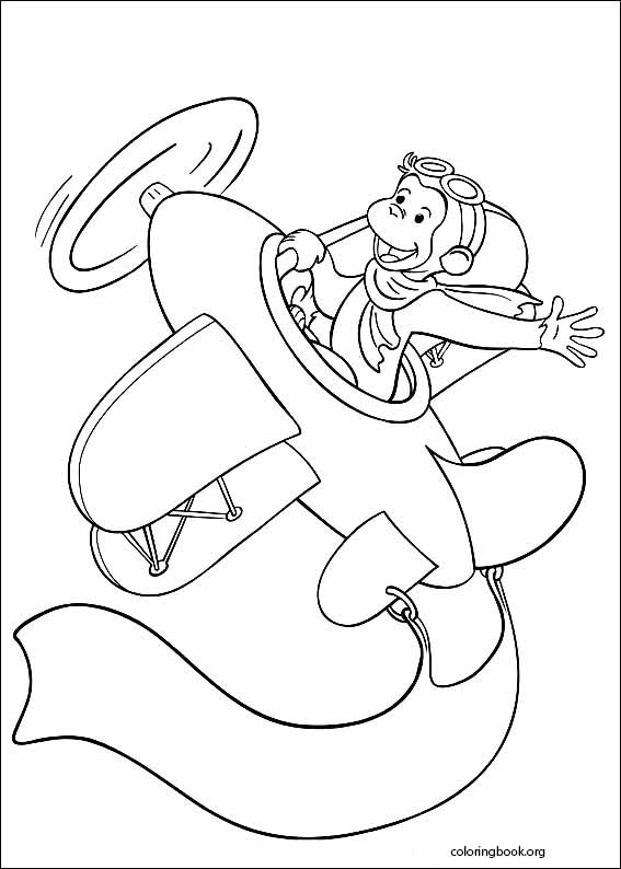Curious George coloring page (063)
