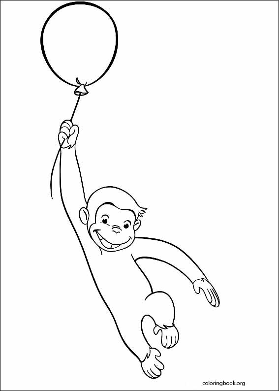 Curious George coloring page (064)