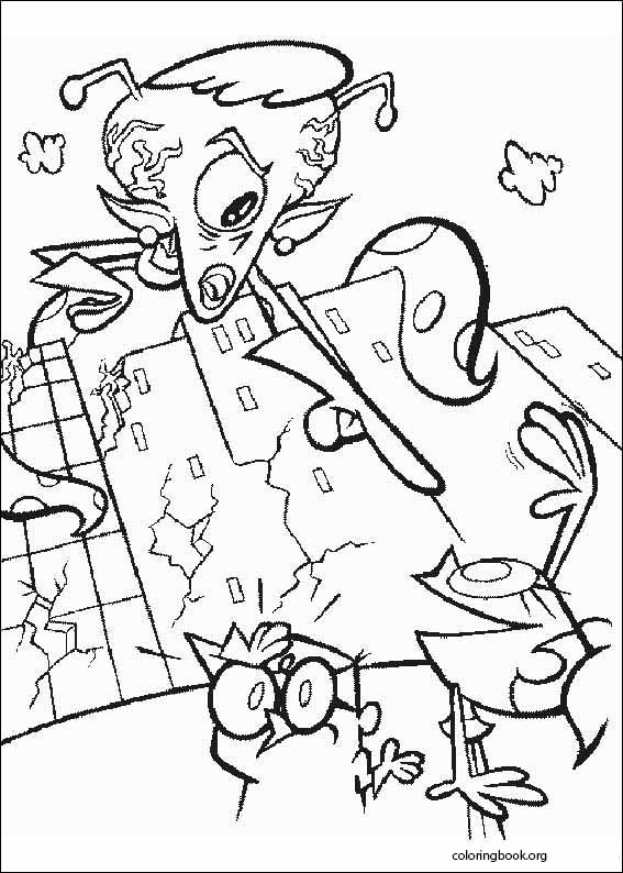 Dexter's Laboratory coloring page (009)