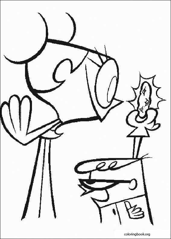 Dexter's Laboratory coloring page (010)
