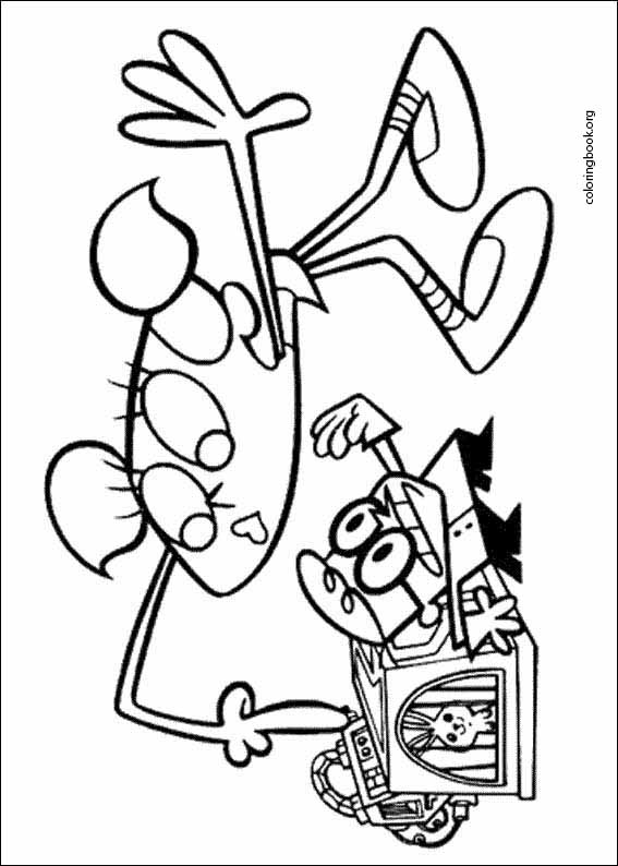 Dexter's Laboratory coloring page (013)