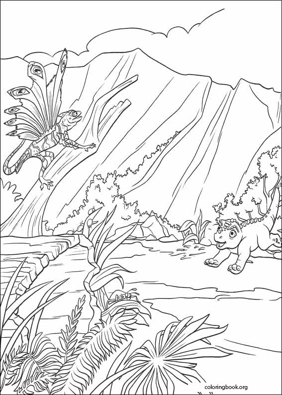 Dinosaur coloring page (001)