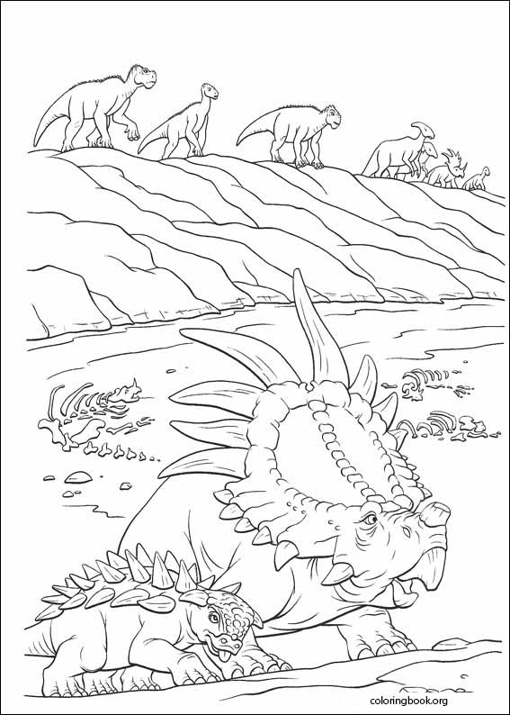 Dinosaur coloring page (022)
