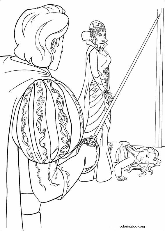 Enchanted coloring page (002)