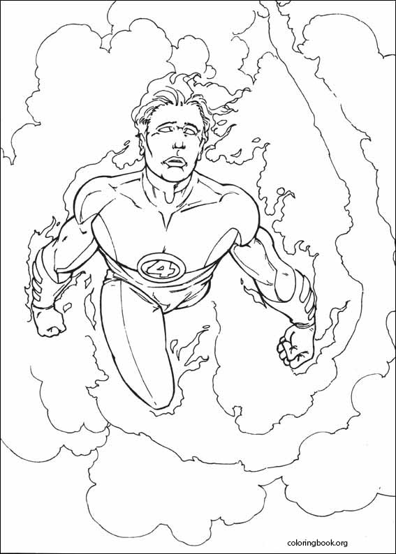 Fantastic Four coloring page (003)