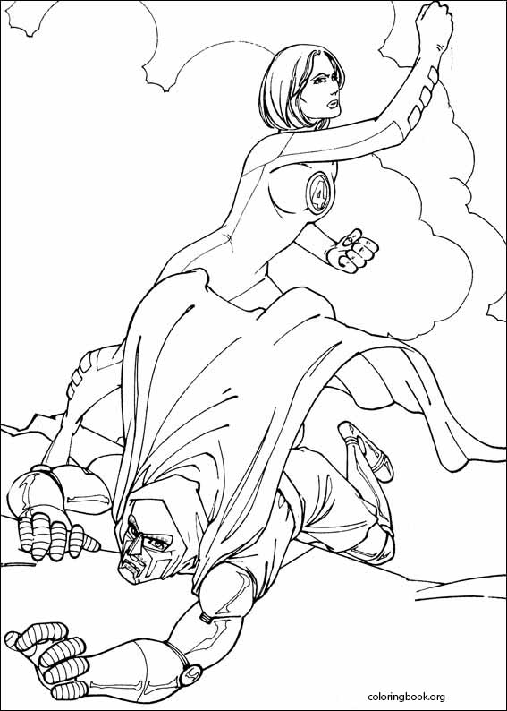 Fantastic Four coloring page (006)