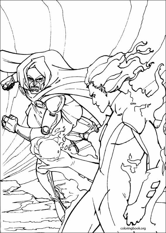 Fantastic Four coloring page (008)