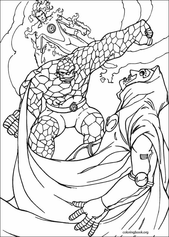 Fantastic Four coloring page (017)