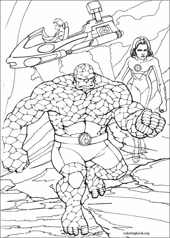 Fantastic Four coloring page (019)