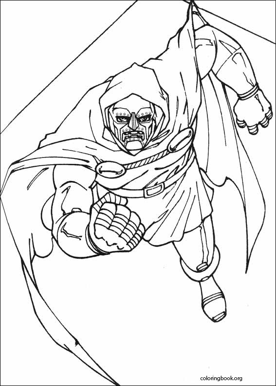Fantastic Four coloring page (023)