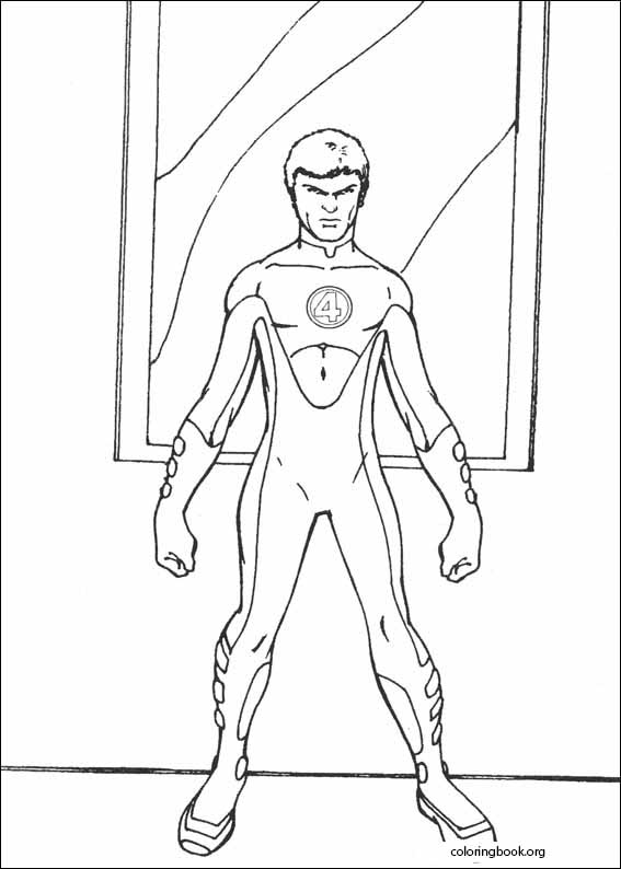 Fantastic Four coloring page (024)