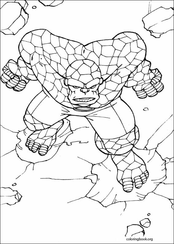 Fantastic Four coloring page (025)